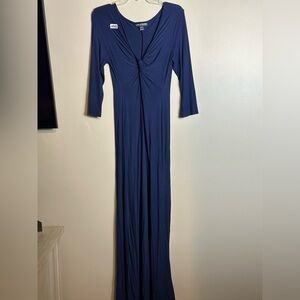 A Pea in the Pod Navy Maxi Dress